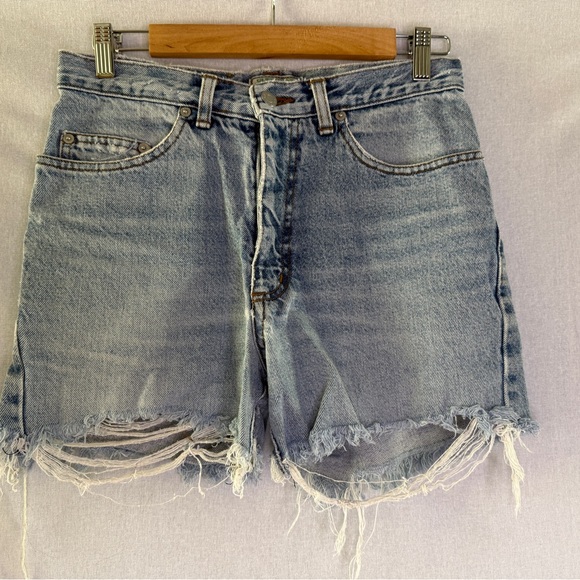 Guess Distressed Denim Jean Shorts - Picture 1 of 5